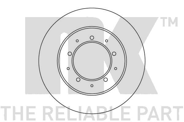 NF PARTS Piduriketas 204002NF